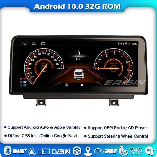 2620 Car Stereo Autoradio CarPlay Sat Nav for BMW 1/2er F20 F21 F23 NBT DAB+4G WIFI OEM Radio IPS Android 10 OBD SWC DVB-T2