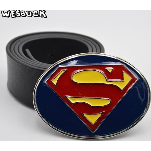 5 PCS MOQ Cool Buckles WesBuck Brand Oval Belt Buckles Vantage for Man Women Western Buckles Metal Cowboy Belt Head