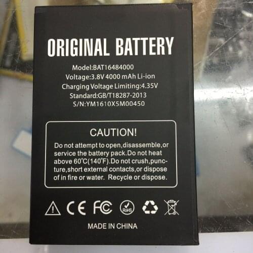 Jinsuli 5PCS/LOT For DOOGEE X5 MAX Battery Bateria Accumulator AKKU for DOOGEE X5 MAX Pro 4000mAh