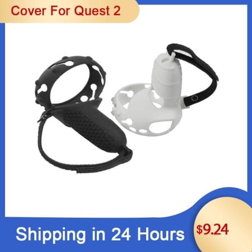 VR Accessories Protective Cover For Oculus Quest 2 VR Touch Controller Case With Knuckle Strap Handle Grip For Oculus Quest 2