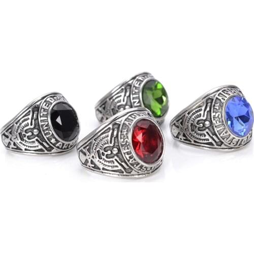 American Soldier Casting Titanium Steel Ring Commemorative Ring US Army Ring