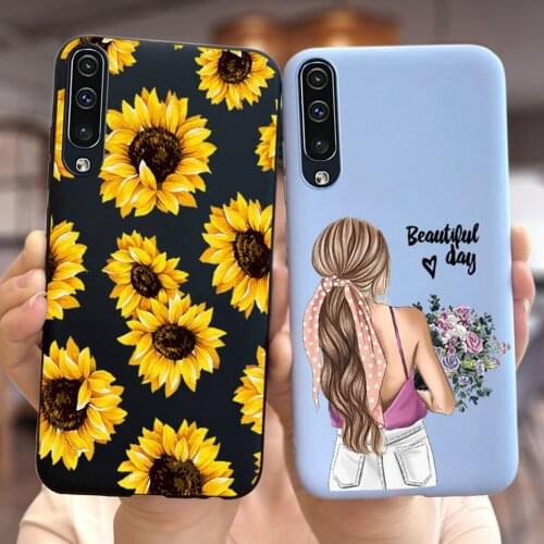 For Samsung A70 Case SM-A705F Soft Slim Young Style Phone Cover For Samsung Galaxy A70 A 70 A705 Case Cute Silicone Cover Fundas