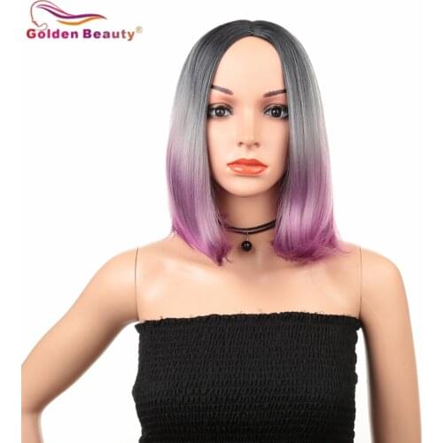 Golden Beauty Pink Wigs
