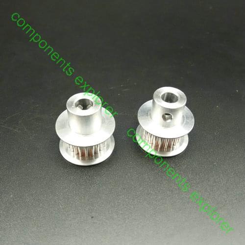 GT2/2GT Timing pulley 20 Teeth 5mm Bore for 6mm Width Belt,2pcs/lot