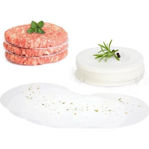 500Pcs 10cm 11cm Round Baking Paper Circle Parchment Paper Liner BBQ Oven Patty Hamburger Paper Cake Non-Stick Baking Tool