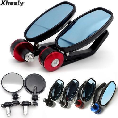 Motorcycle Mirror 22mm Handle Bar End Side Rearview Mirrors For SUZUKI M109R Katana Gsx600F Boulevard C90 Tl1000R Gsxr 1000 K9