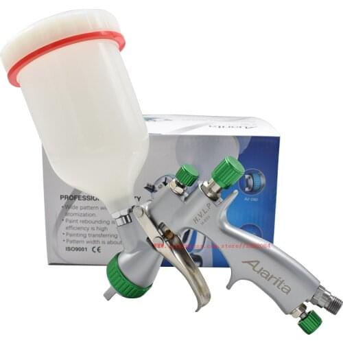 HVLP Gravity Feed Air Spray Gun 600CC Cup Paint Sprayer Airbrush Painting Tool Kit with 1.3MM Nozzle