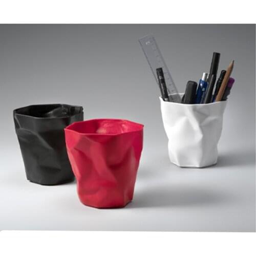 Creative plastic pen holder office desktop home decoration practical small ornaments simple modern crafts gifts