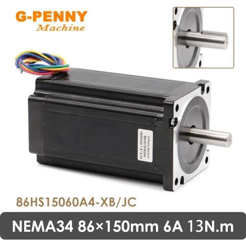 NEMA34 Stepper Motor 86HS115060A4 6A 13N.m 4 Wires Hybird CNC Stepper motor For CNC machine 3D printer Stepper Motor