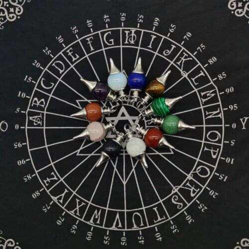 Tarot Tablecloth Pendulum Magic Pentacle Runes Tarot Altar Table Cloth 30x30cm Divination Tarot Card Pad