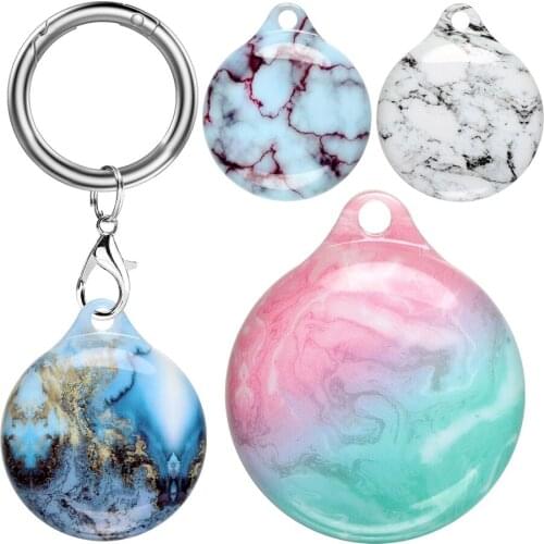 Compatible for AirTag Case Keychain ,Silicone Protective Cover Secure Holder with Key Ring