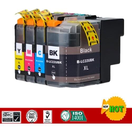 Compatible For Brother LC22U LC 22U LC 22UXL printer ink cartridge suit For Brother DCP-J785DW MFC-J985DW