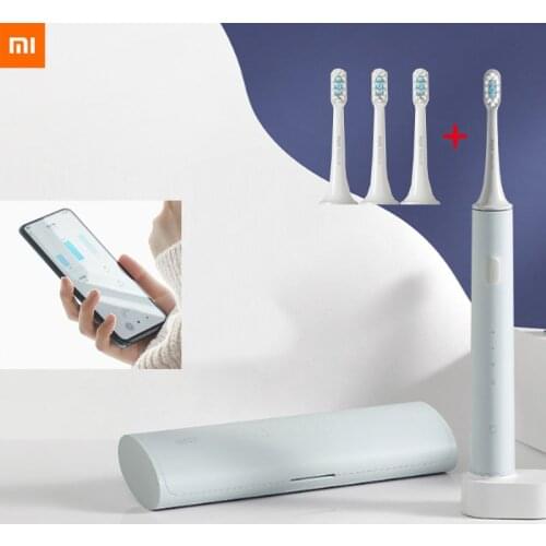 Xiaomi Mijia Sonic Electric Toothbrush T500C Wireless Rechargeable Waterproof Ultrasonic Automatic MI Tooth Brush Work Mijia APP