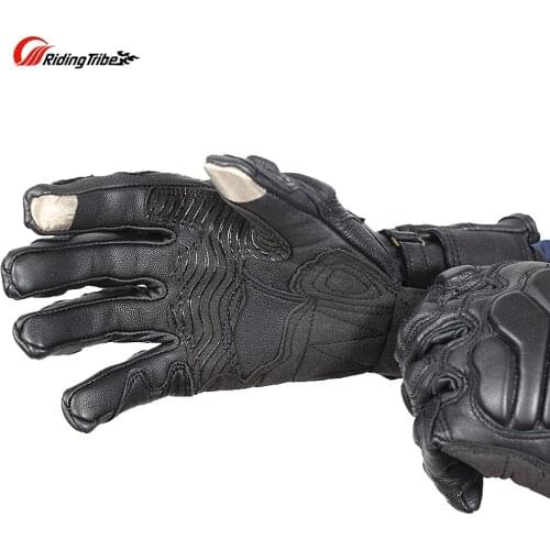 Riding Tribe Winter Motorcycle Gloves Warm Moto Gloves Anti-skid Touch Screen Water-proof Skiing Moto Riding Glove MCS-36
