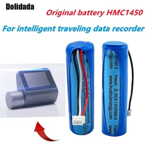 The original battery HMC1450 Pro 3.7v500mah is suitable for intelligent recorder and tire pressure monitoring recorder