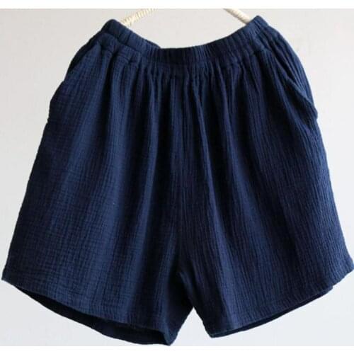 2017 Summer Original Loose Comfort Joker Elastic Waist Casual Cotton Linen Women Wide Leg Pants Literary Style Trousers