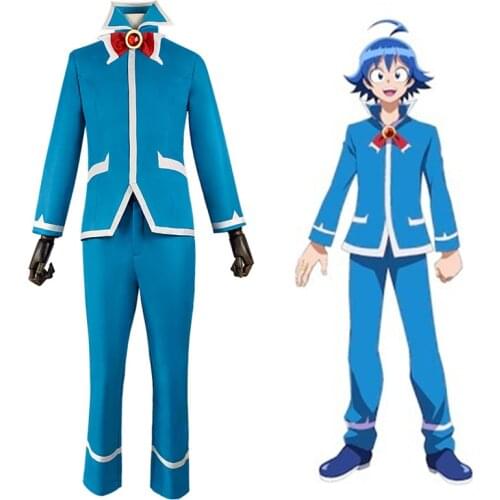 Welcome to Demon School! Iruma-kun Iruma Suzuki Cosplay Costume Set Jacket Pants Bow Tie Outfits Halloween Carnival Suit
