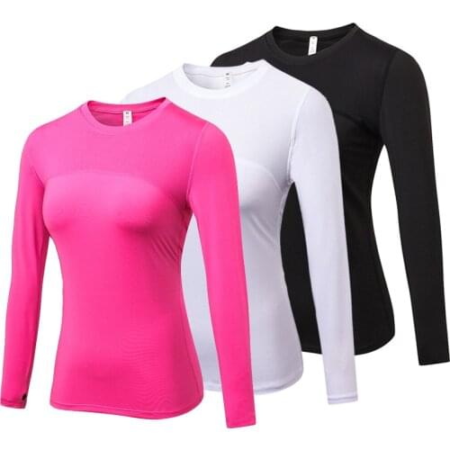 Elastic Gym Yoga Shirts Long Sleeve Women Slim Mesh Running Sport Jacket Quick Dry Black Fitness Sweatshirts