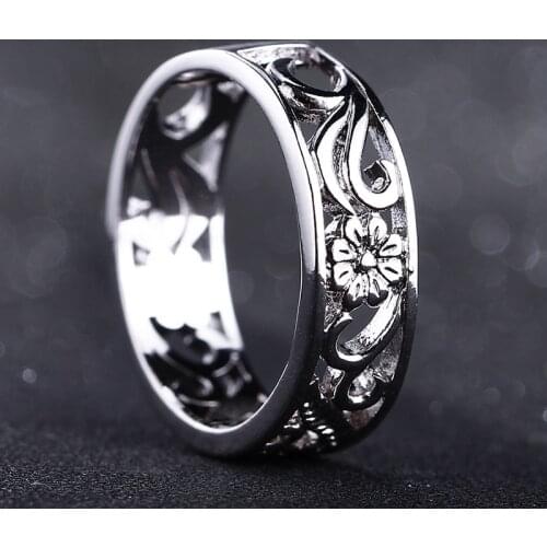 Bague Ringen Top Brand 925 Silver Jewelry Rings For Women Anniversary Circle Couple Ring Size 6-10 Wholesale Fine Jewlery Gifts