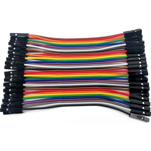 20CM Breadboard Jumper Wire Dupont Wire 20Pin 40Pin Male to Male, Female to Female and Male to Female DIY Electronic Cable Wire