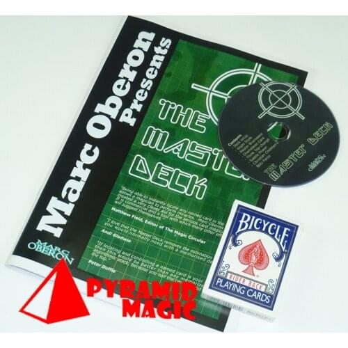 Master Deck by Marc Oberon close up Street mentalism Classic card magic tricks