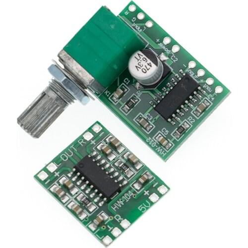 1PCS PAM8403 module Super digital amplifier board 2 * 3W D Class digital amplifier board efficient switch potentiometer