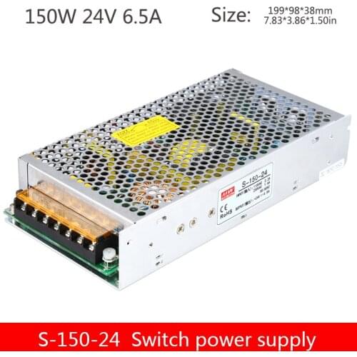 Monitoring transformer switching power supply 24V6.5A150W motor power AC to DC DC output S-150-24
