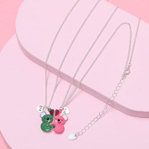 New 2021 Birthday Gift for Best Friend Sister Bear Necklace BFF Cute Koala Jewelry Gift for Friends or Fun Sister Gift