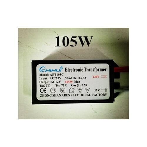 NEW Electronic Transformer 105W AC 220V to 12V For Panel Light & Crystal Lamp G4 Light Beads driver LED bulbs with MR11, MR16