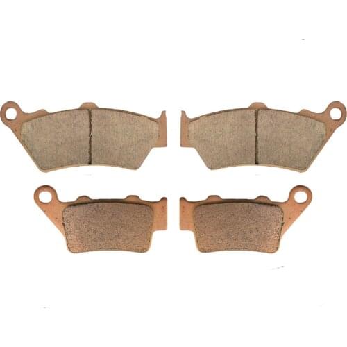 Motorcycle Parts Copper Based Sintered Motor Front & Rear Brake Pads For BMW F650GS F 650GS 650 GS F650 GS 1999-2011 Brake Disk
