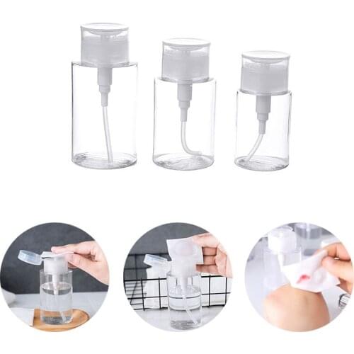 Professional New Portable Transparent Travel Jars For Cosmetics Points Bottling Plastic Material 100% new and high quality