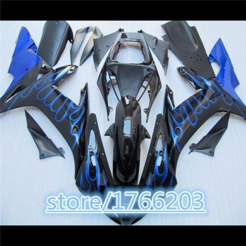 Blue Flame black fairing kit for YZF-R1 02-03 YZF R1 02 03 YZF 1000 R1 2002 2003 motorcycle fairing parts BBF