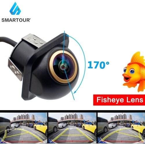 Smartour Universal Intelligent Dynamic Trajectory Parking Line Camera Reverse Backup Vehicle Tracks Rear Camera For Car Monitor