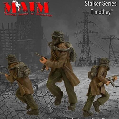 1pcs Resin Figure 1/35 Scale Model Kit Biochemical Soldier Series C GK Assembly Models Kit Colorless Self-Assembled Toy