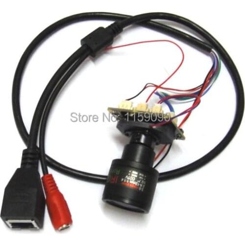 1080P Module PCB board HD CCTV 2MP Starlight low illumination Network IP Camera, 2.8-12mm 3mp lens