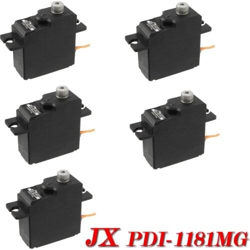 5PCS JX Servo PDI-1181MG Metal Servo 18g Digital Core Servo for RC Car 1/16 Toy Accesory