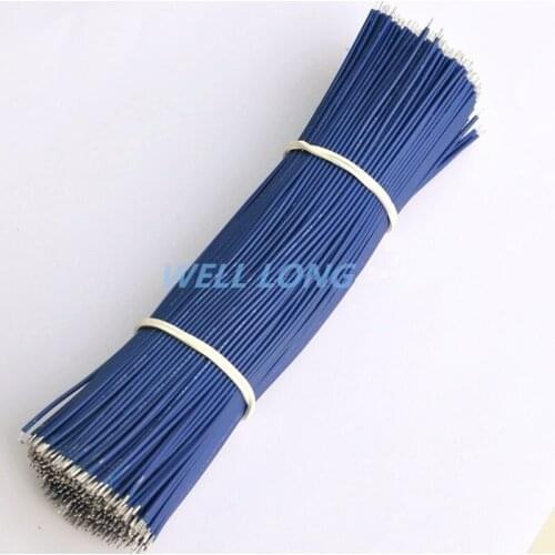 500 pcs/lot ) Blue Wire 150mm, UL-1007 26AWG Wire, Cable