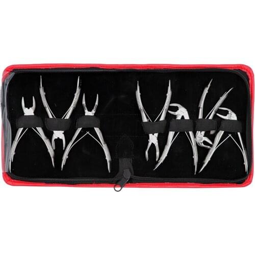 7pcs/Set Dental Children Teeth Forcep Stainless Steel Extracting Pliers Set Dentist Surgical Clinic Tools With Kit Teeth Care