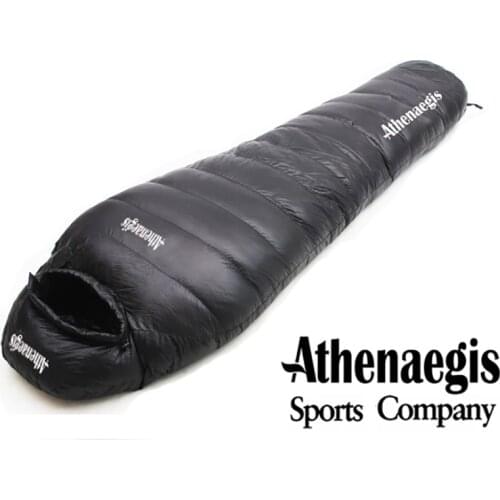 Athenaegis 1200G white goose down filling can be spliced mummy ultra-light goose down sleeping bag