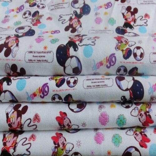 Free shipping Cartoon thickening cotton canvas fabric fabric sofa sets curtains tablecloths