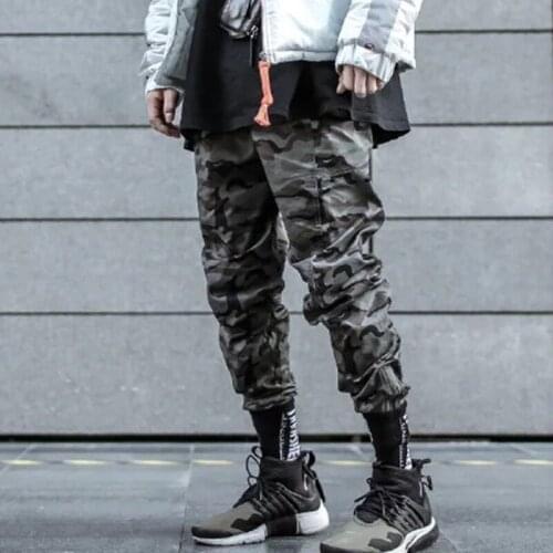 Hip Hop Pencil Pants Men Military Cargo Pants Streetwear Men Trousers Camouflage 2019 Spring Mens Tactics Pant HD065