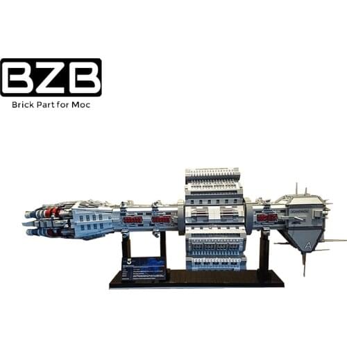 BZB MOC EAS-Agamemnon Space Warfare Series High-tech Military Weapon 12902 Building Block Model Brick Parts Kids DIY Toys Gifts