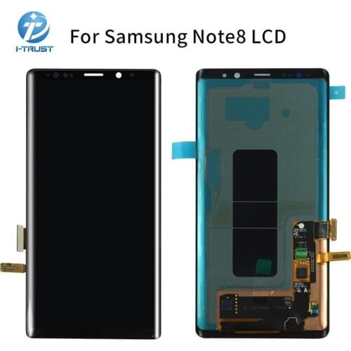 10pcs 6.3" Original AMOLED Display for SAMSUNG Galaxy NOTE 8 LCD N950 N950F N950N Display For Note8 Touch Screen Replacement