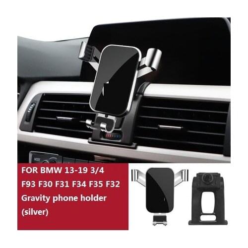 Mobile Phone Holder For BMW F52 F40 F46 F30 F31 F34 G20 Air Vent Mount Bracket GPS Phone Holder Clip Stand in Car Accessories