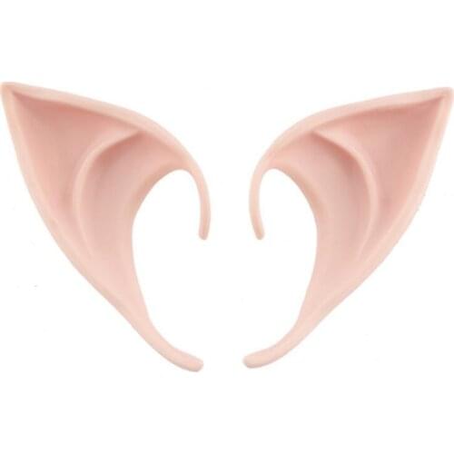 10cm And 12cm Vampire Party Mask Elf Ear Halloween Fairy Latex Soft False Ear Cosplay Accessories