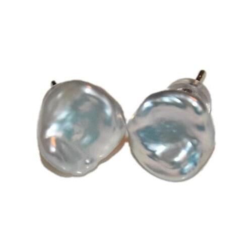 Fashion Jewelry Female Earrings Baroque Small Stones Pearl 925 White Earrings Simple and Fresh Earrings Womens Earrings