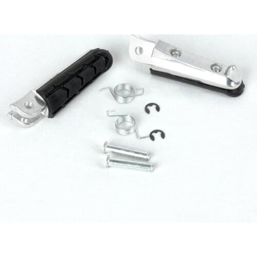 Motorcycle Front Footrests Foot Rests Foot Pegs For Honda Shadow 750 1100 Spirit Aero ACE VLX 600 VTX 1300 VTX1800 CBR600 F3 F4i