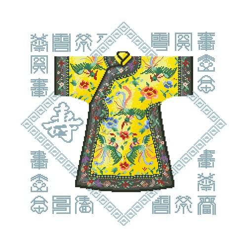 Lovely kit 19-20 Cross stitch Handmade 14CT Counted Canvas DIY,Cross-stitch kits,Embroidery Phoenix robe 48-47