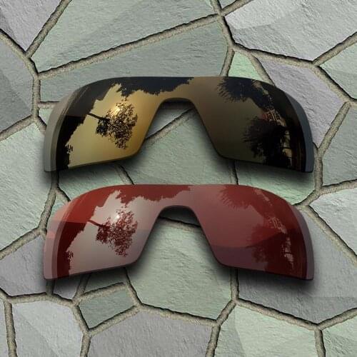 Bronze Copper&Bronze Brown Sunglasses Polarized Replacement Lenses for Oakley Oil Rig