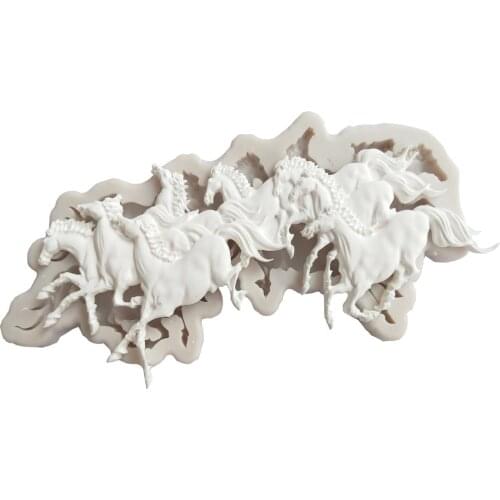 Sugarcraft Horse silicone mold fondant mold cake decorating tools chocolate gumpaste mold